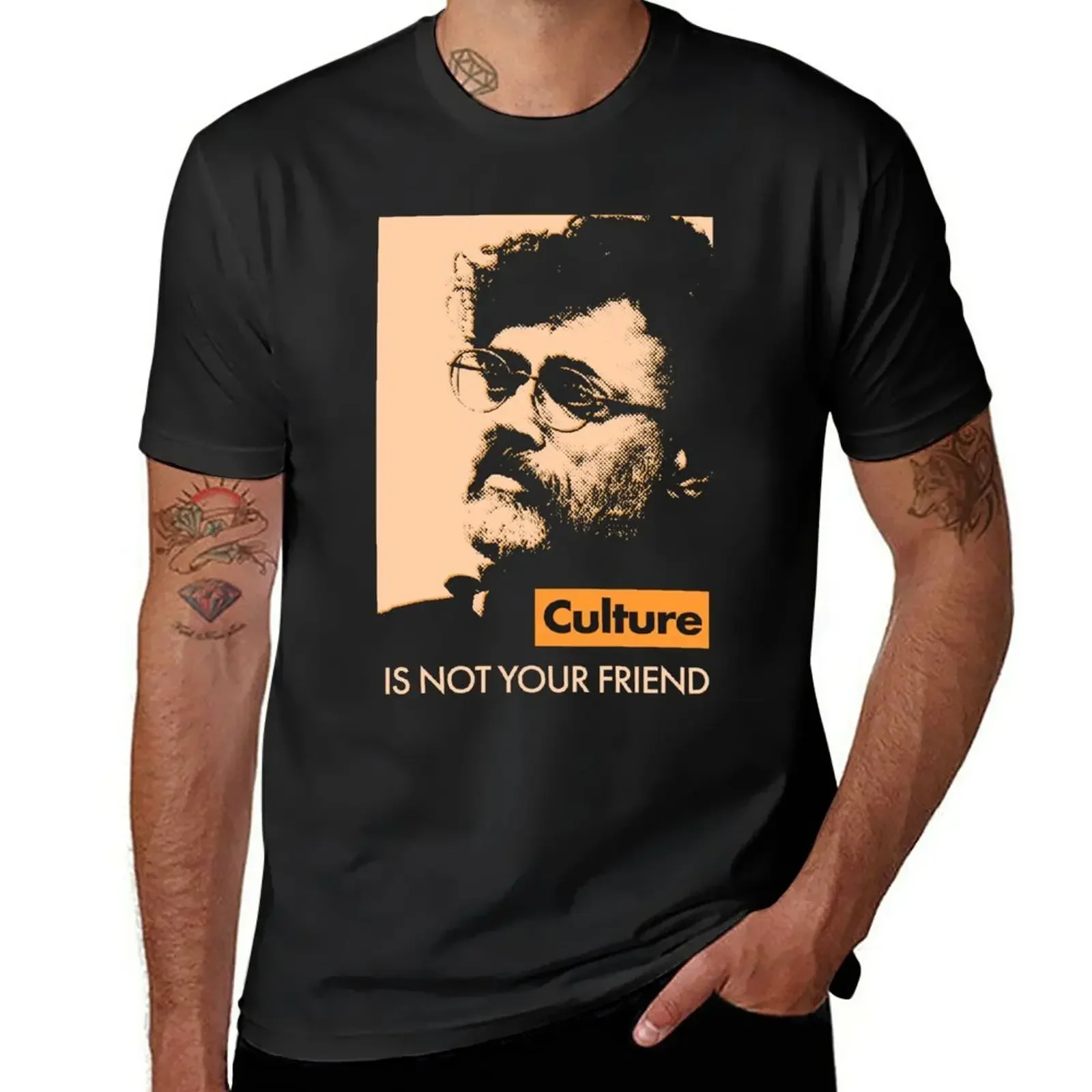 Футболка Terence McKenna Quote Culture, летние топы, мужская футболка большого размера