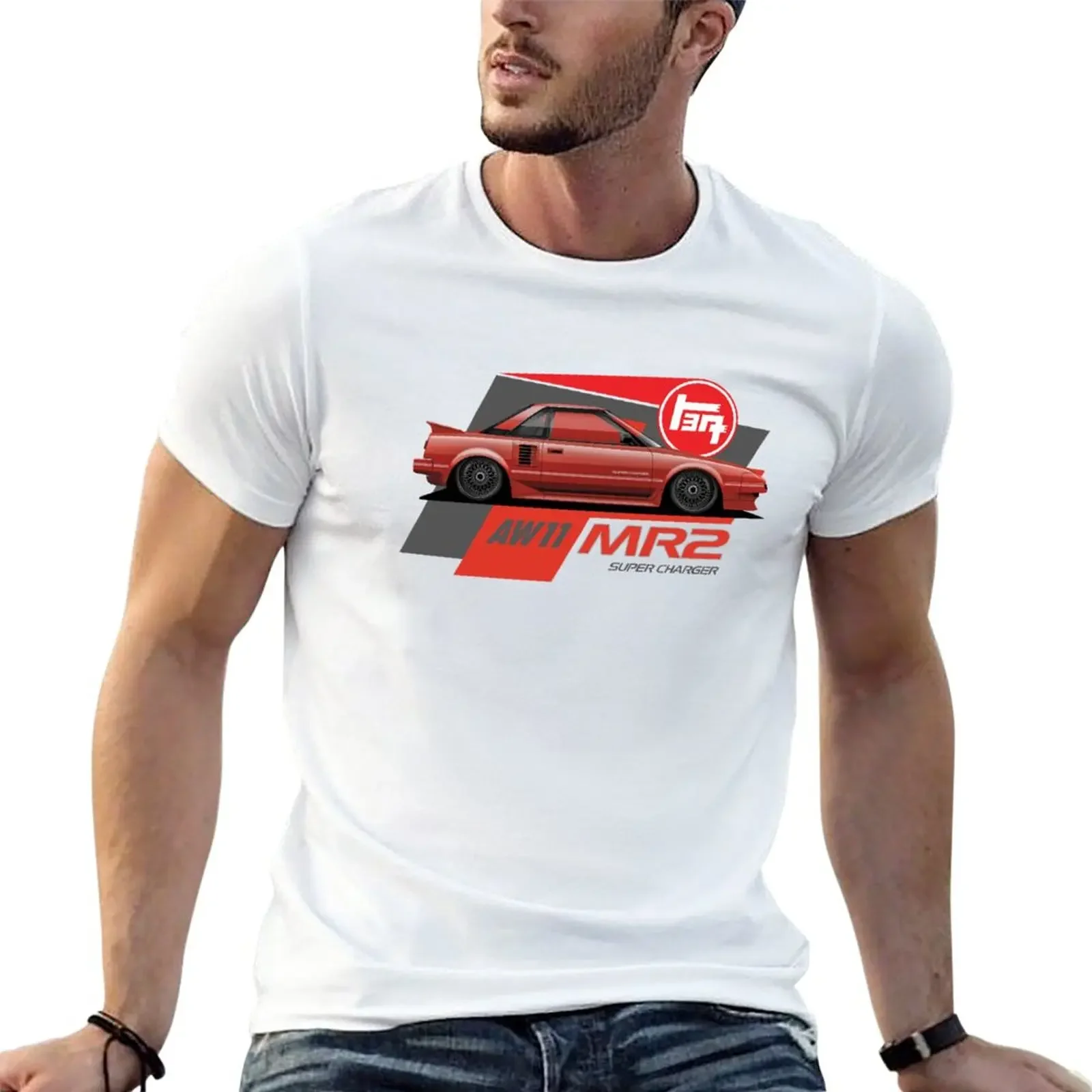 Новая футболка AW11-001красная (JDM), блузка, спортивные футболки для фанатов, топы, милая одежда, мужские рубашки для тренировок
