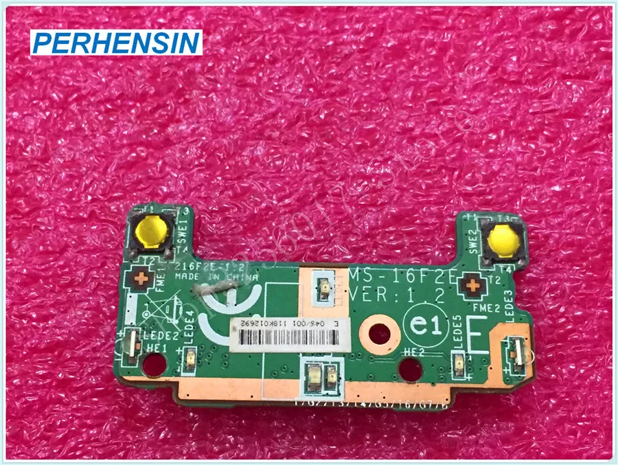 ПОДЛИННЫЙ ДЛЯ MSI GT683 SERIES GT683DX MS-16F2 15,6 сенсорная панель, плата переключателя MS-16F2E протестирована, быстрая доставка