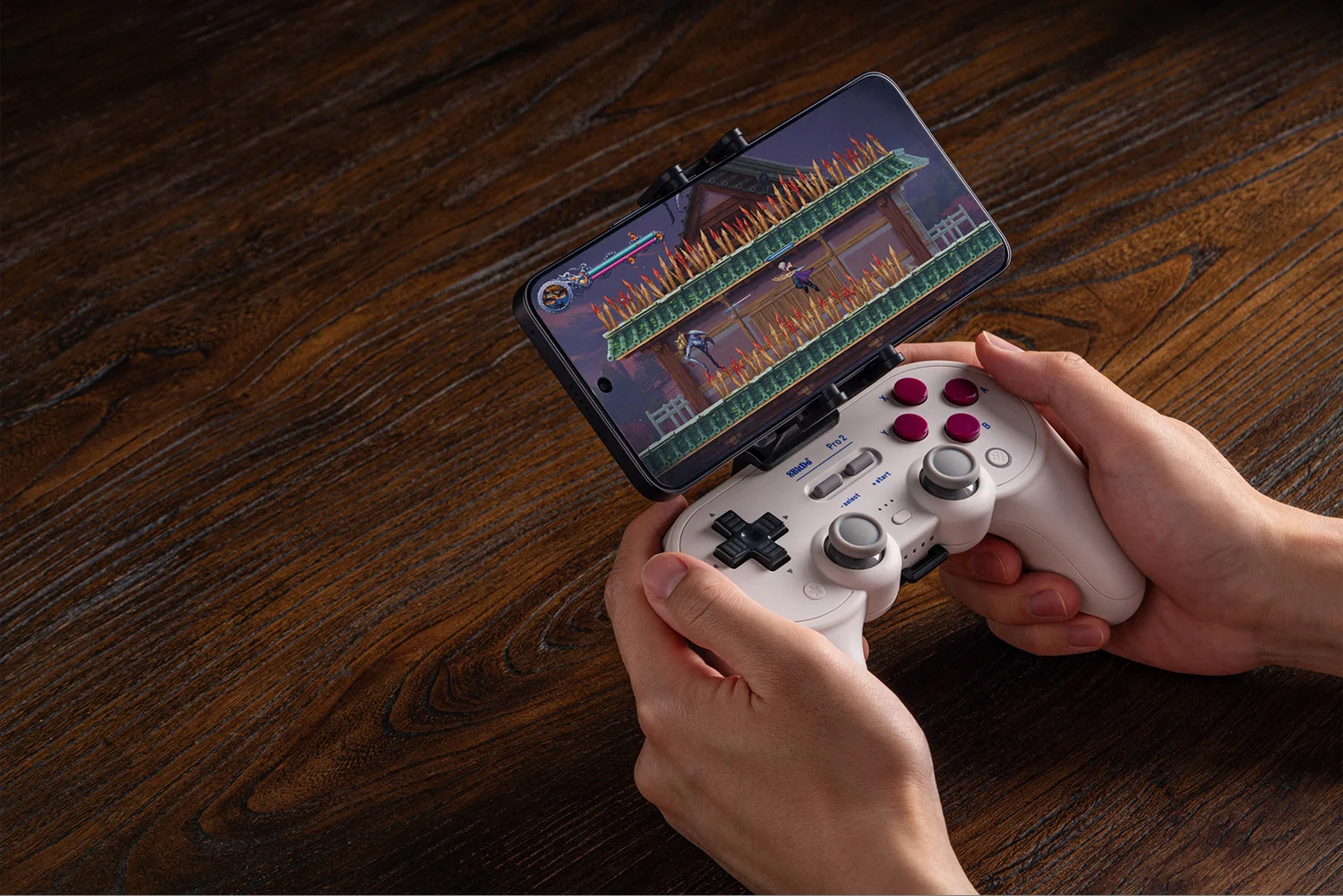 Фото Мобильный игровой зажим 8BitDo для контроллера Xbox и Xbox Elite для 8BitDo Pro 2, SN30 Pro, беспроводной геймпад Ultimate 2, геймпад №3