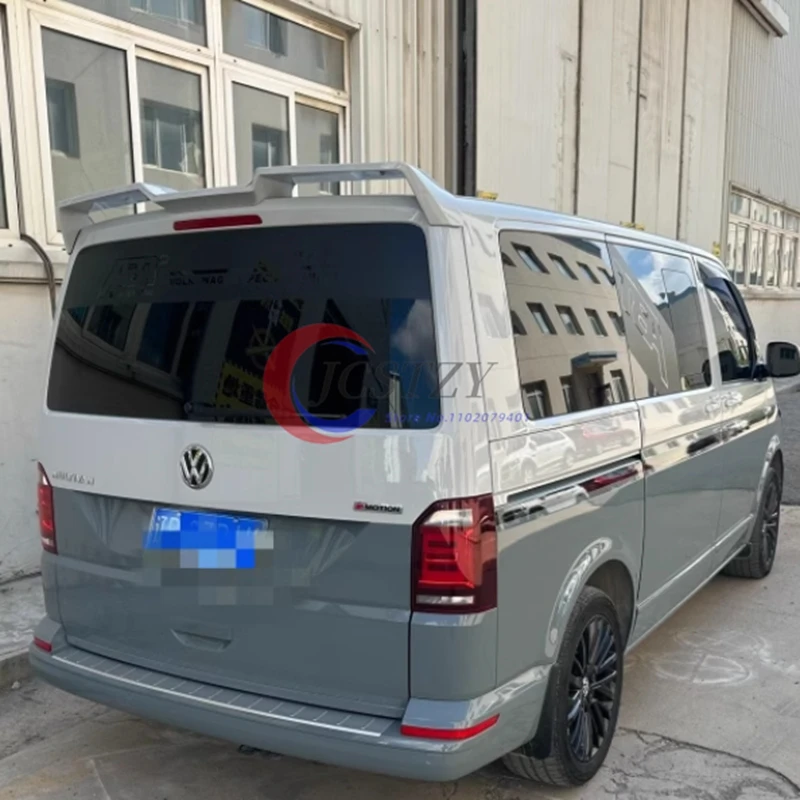 Для Volkswagen VW Multivan 2016-2022 R Gaya Hanya6] Для бампера Standar Atap Belakang Спойлер Jendela Sayap