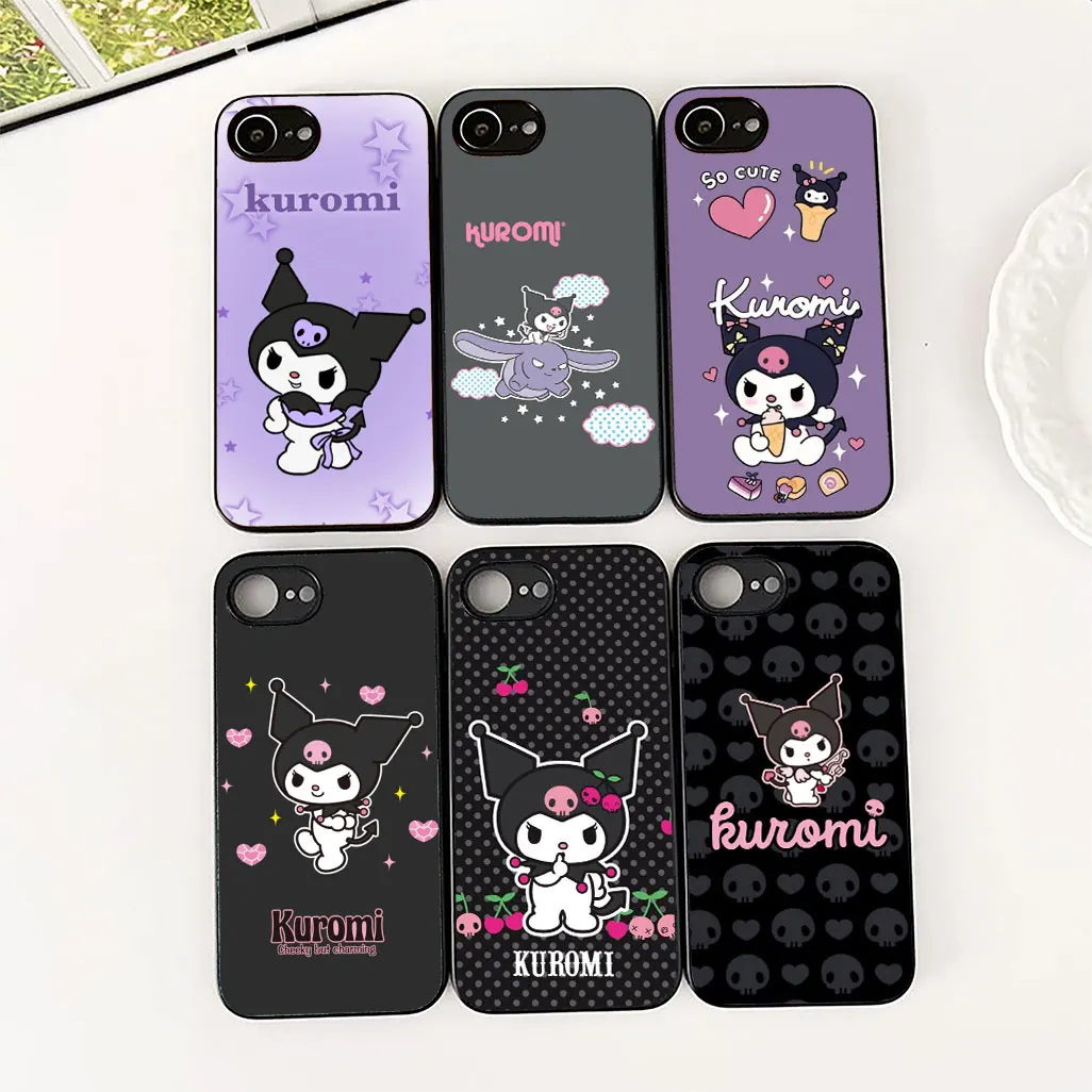 Фото Мягкий чехол для Xiaomi Poco X7 X6 M7 F6 F7 Ultra M6 Pro C75 C65 C71 4G 5G Чехол для телефона Cute Kuromi Fashion Cartoon Black Coque №5