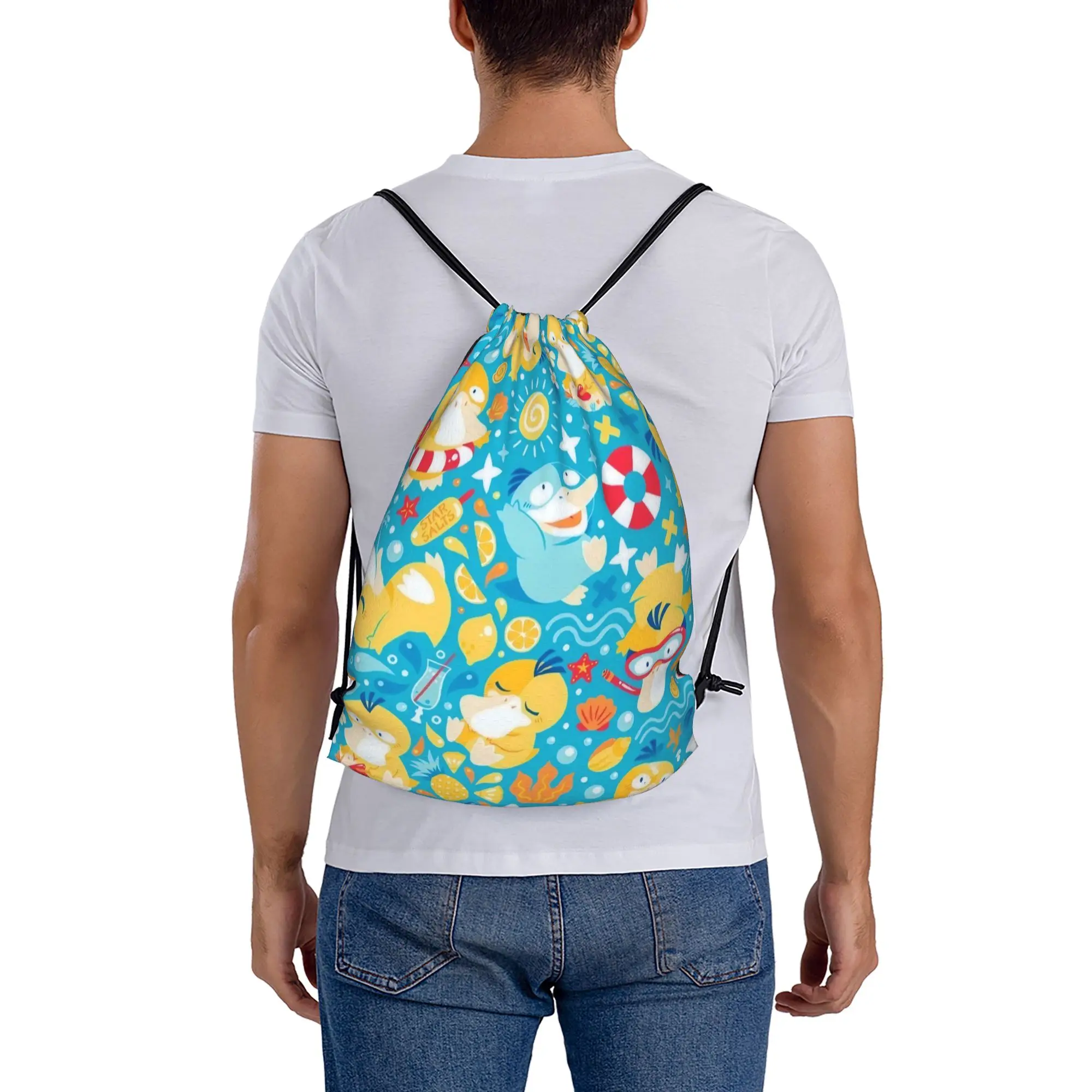 Портативный дорожный рюкзак-мешок syduck 1 Pokemon на шнурке, рюкзак для езды на велосипеде, сумка-мешок для спортивной обуви Сумки специального назначения