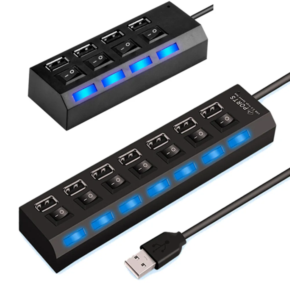 Фото Высокоскоростной USB-разветвитель для компьютера, ноутбука, Windows №2