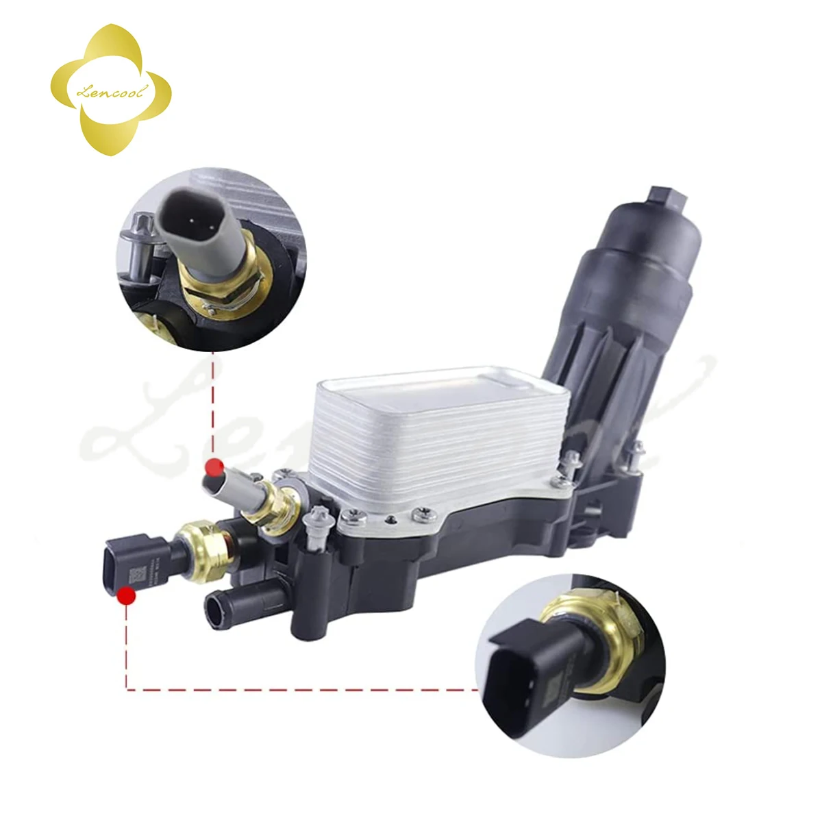 Корпус масляного фильтра в сборе, подходит для Dodgee Jeeep Ram 1500-25, Jeep Chrysler 68310865AC