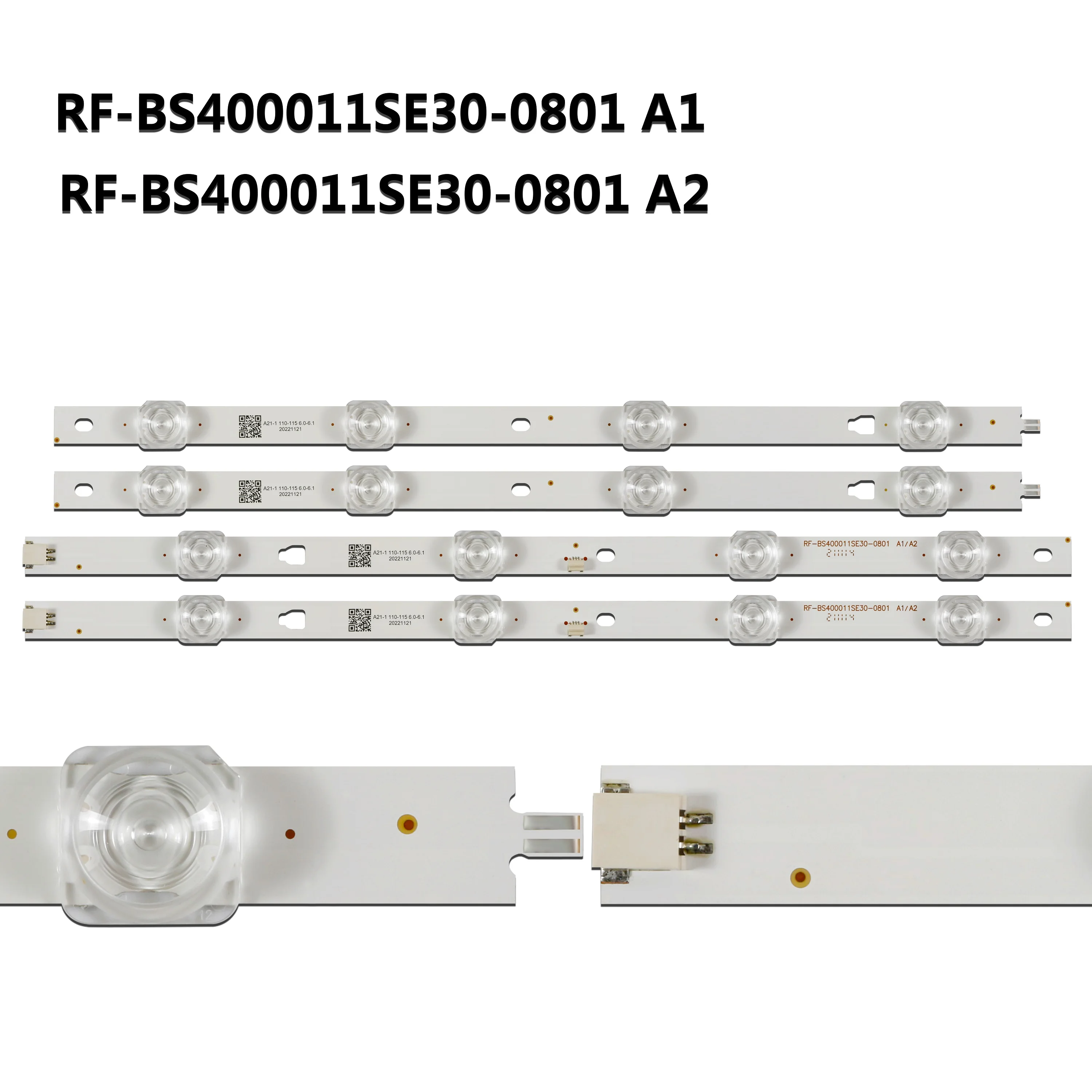 Светодиодная лента для телевизора 40 дюймов, 8 ламп для 40w5 40F6750TS H-LED40ES5004 RF-BS400011SE30-0801 A2 A1 LED-40E5000 40LES97T2SM 4640D8002