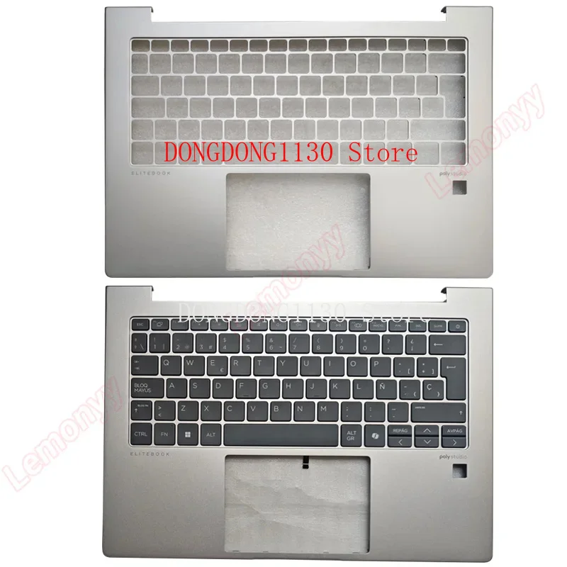 D новая клавиатура в США/испанском стиле для ноутбука HP EliteBook 640 645 G11, верхняя крышка упора для рук N97244-171