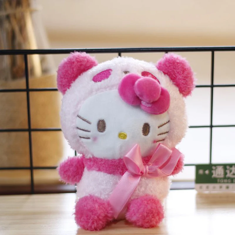 Фото Sanrio мультяшный аниме плюшевые игрушки, брелок 리시시시쿠쿠쿠쿠감 감 링 для активного отдыха, веселая набивная машинка, рождественский подарок, декоративная игрушка №3