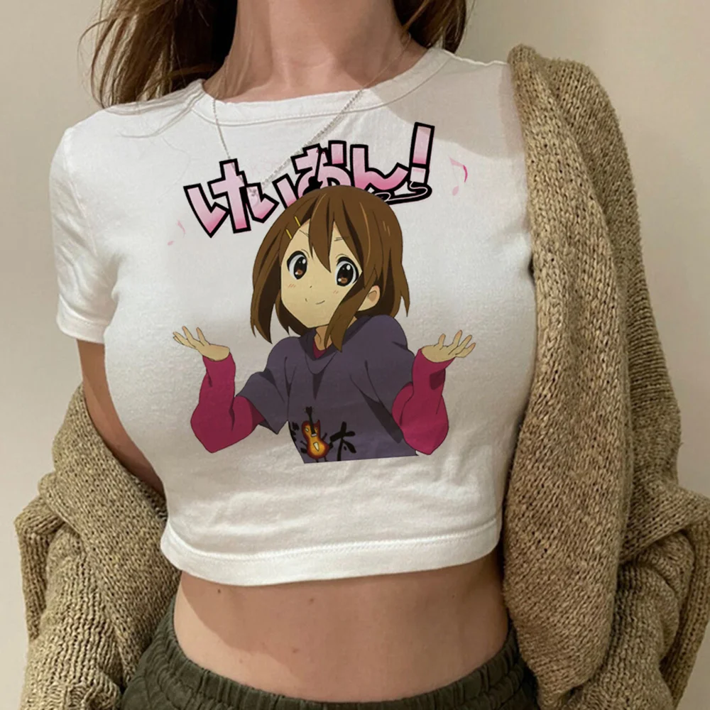 Женский винтажный укороченный топ Ritsu Tainaka k-on в Корейском стиле
