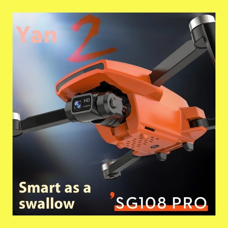 Y2 Sg108pro GPS Дрон с 5g Wi-Fi Квадрокоптер 2-осевой подвес 4k Двойная камера Hd Бесщеточный дрон с оптическим потоком Радиоуправляемые самолеты