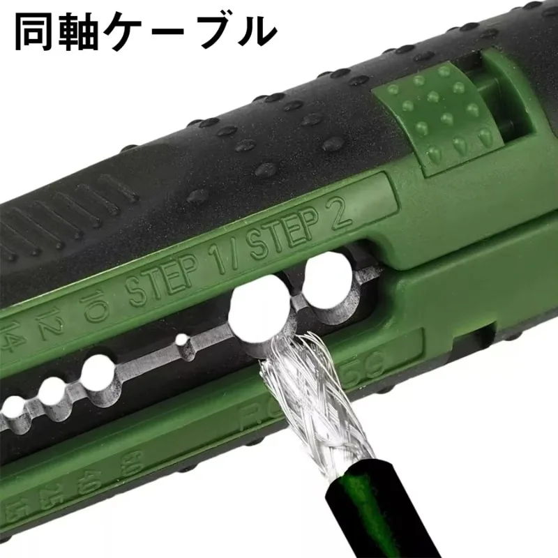 Фото ENGINEER PAW-21 Многофункциональный мини-круглый инструмент для зачистки проводов коаксиального кабеля, 122 мм, сделано в Японии №5