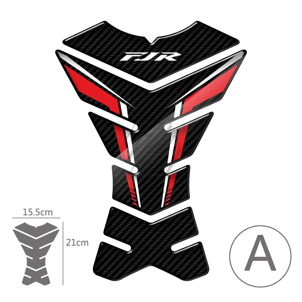 Фото Защитная Наклейка для бака мотоцикла Yamaha FJR 1300 FJR1300 A/AS/ABS 3D углеродный вид №2