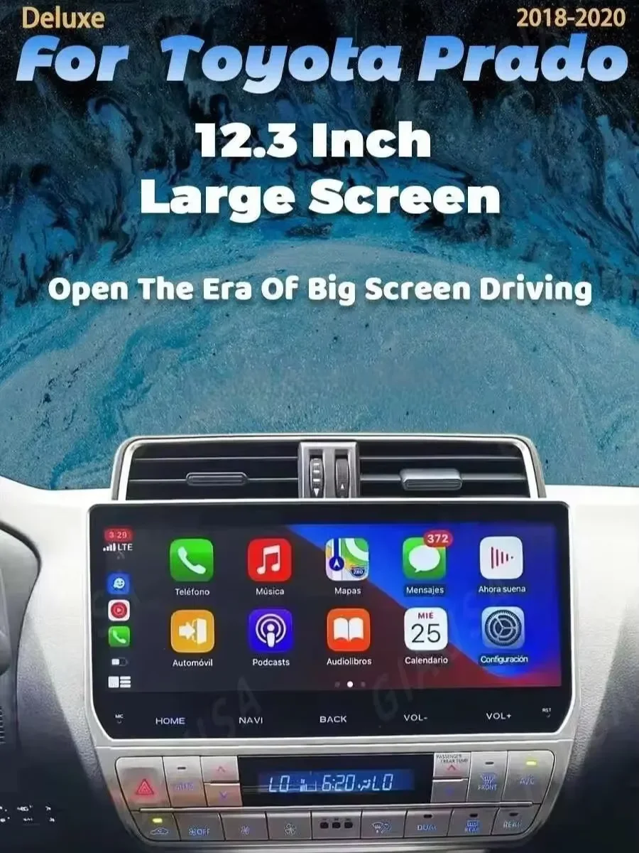 Android 13 авто автомобильный GPS Navi радио 12,3-дюймовый GPS автомобильный видеоплеер для TOYOTA LAND CRUISER 200 LC200 2007 2008-2015 головное устройство Автоэлектроника