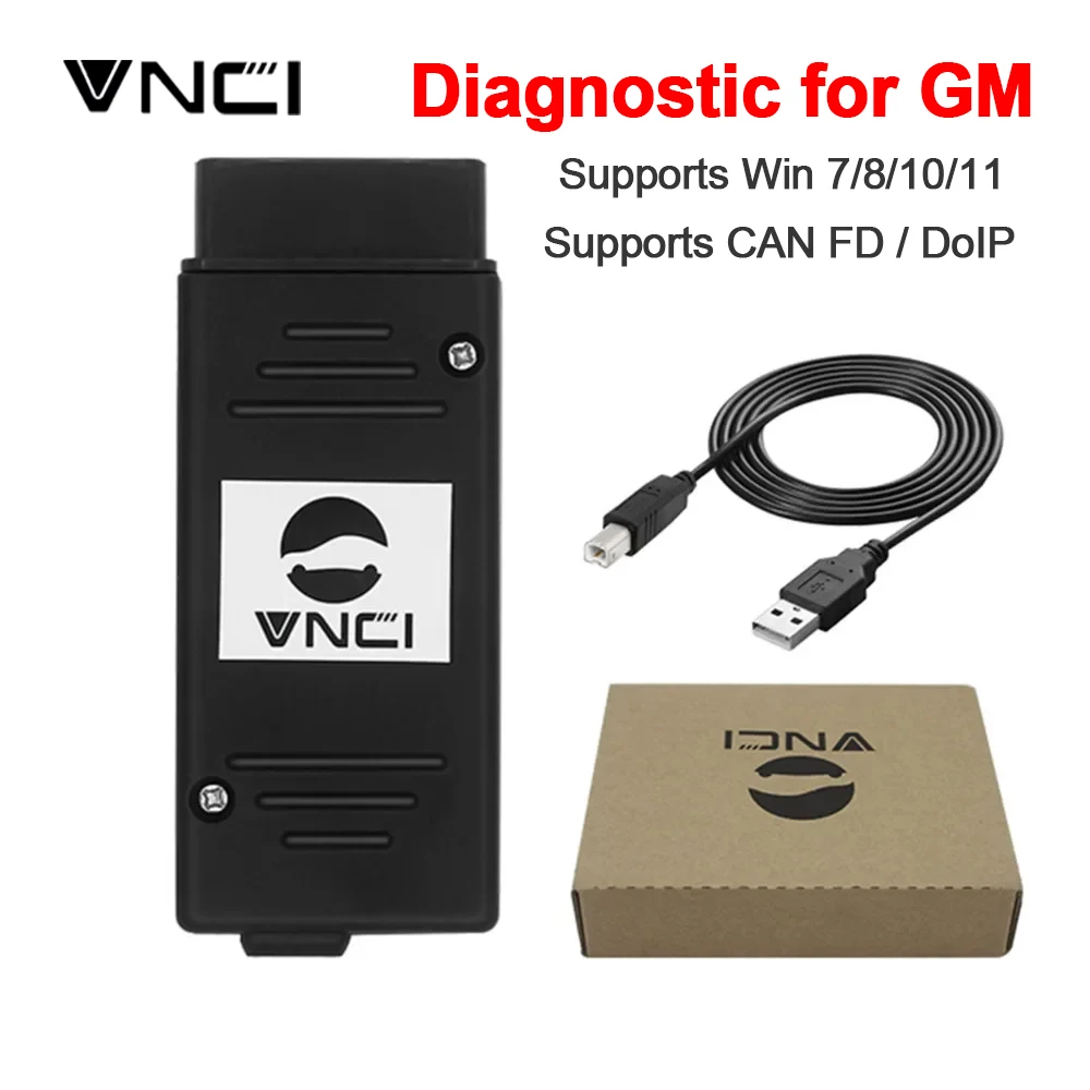 Диагностический инструмент VNCI MDI2 для GM с поддержкой модуля CAN FD/DoIP, совместимый с автомобильным сканером TLC, GDS2, DPS, Tech2win