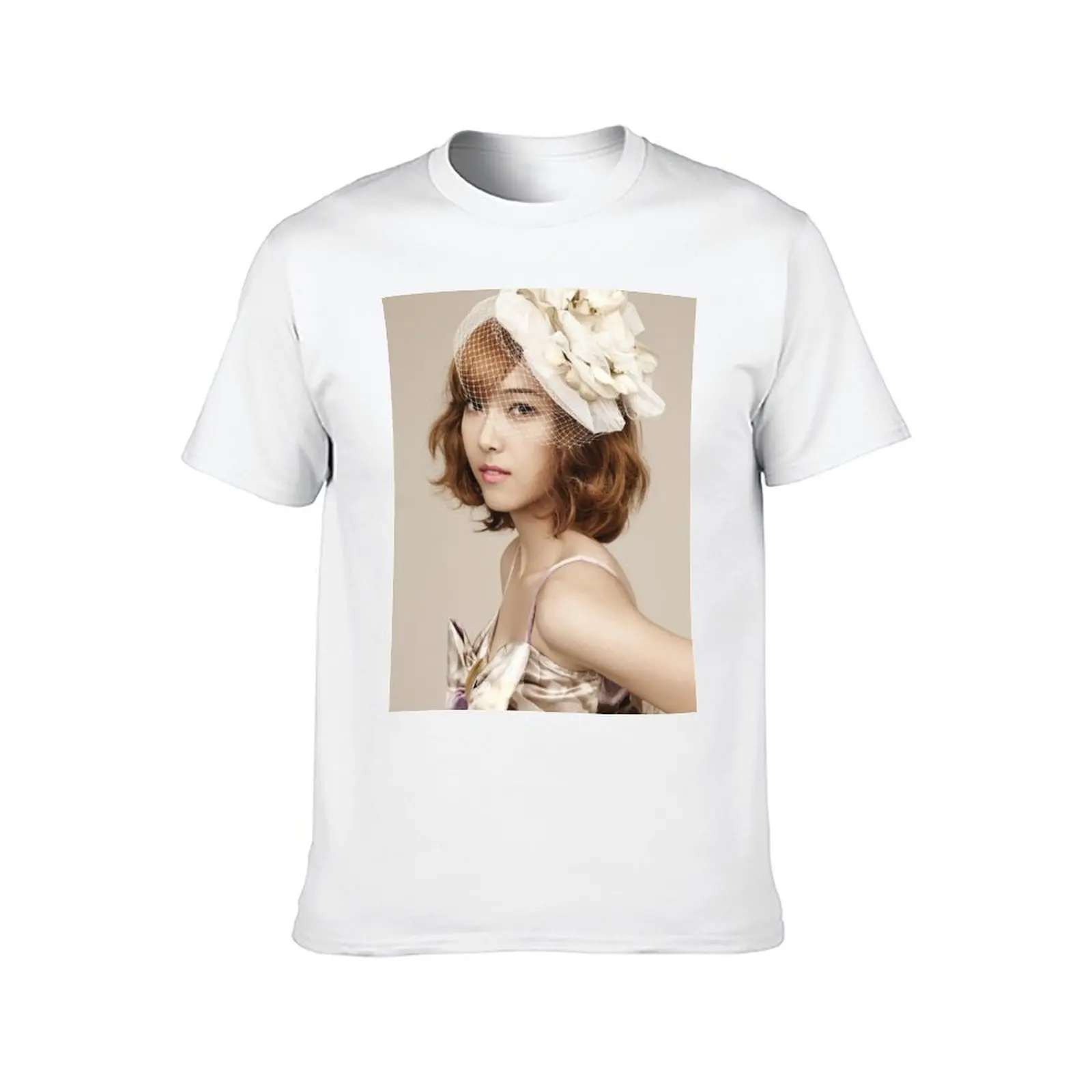 Фото Футболка Jessica Jung SNSD Girls' Generation KPOP, мужские футболки с рисунком, дизайнерская футболка №2
