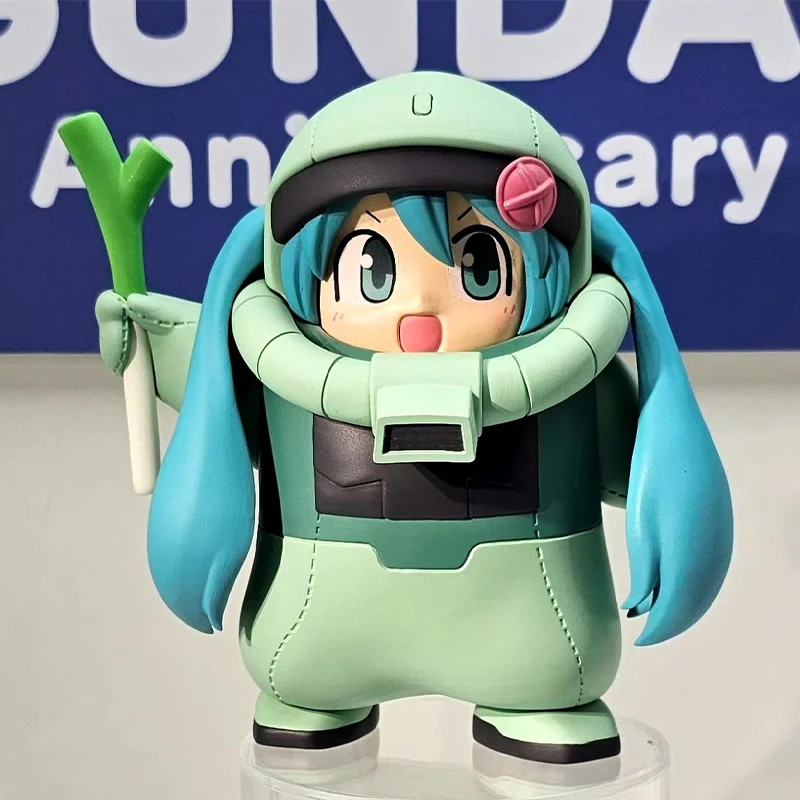 Фото 【100% подлинные】BANDAI Spirits оригинальные персонажи Piapro Kidou Senshi Gundam Hatsune Miku Zakugurumi аниме мультфильм подарки игрушки №2