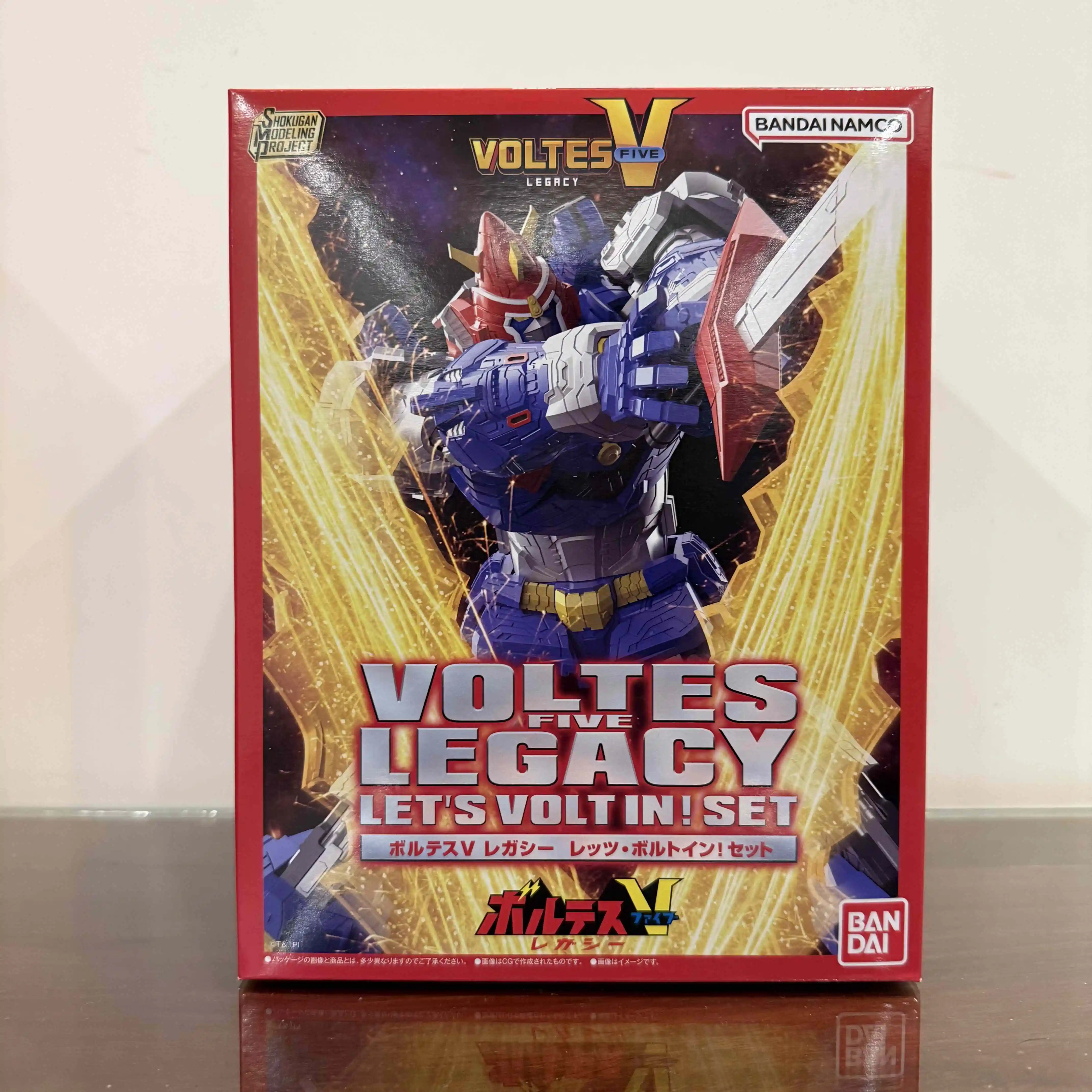 В наличии подлинная аниме-игрушка Bandai Smp, суперэлектромагнитная машина Voltes V Togeher, набор подвижной куклы, фигурка, модель, орнамент, игрушка
