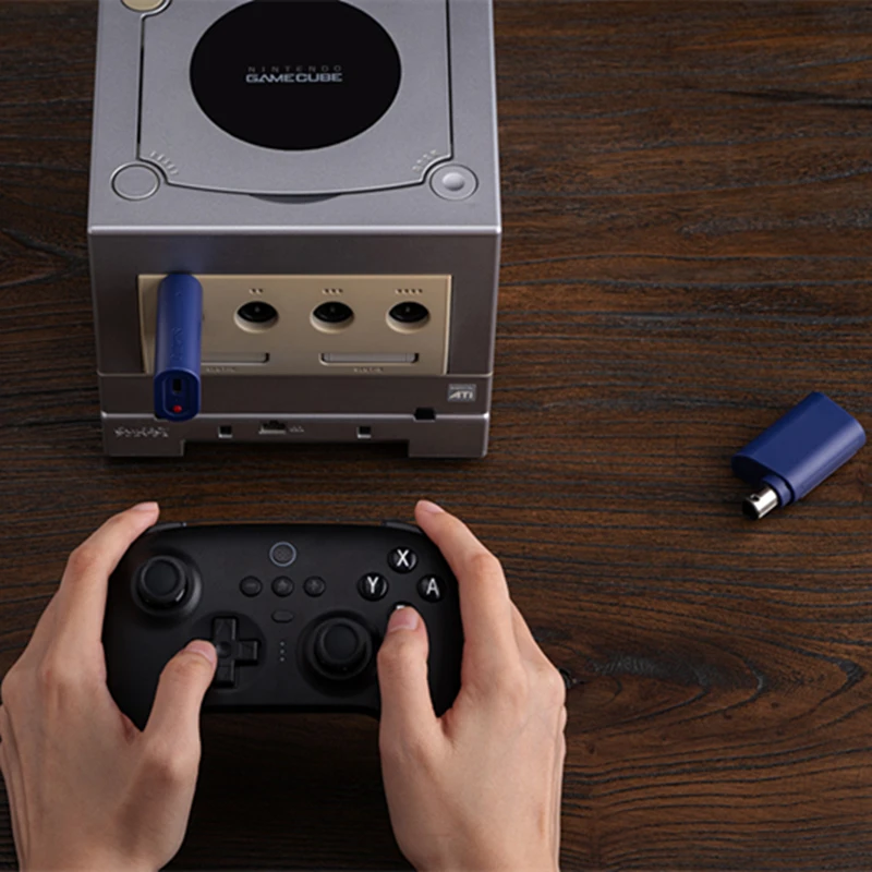 Фото Приемник 8bitdo NGC в стиле ретро, беспроводной приемник 83 ГБ для Xbox One, Серии Switch Pro и Wii U Pro, аксессуары для игровых контроллеров на ПК и Windows №5