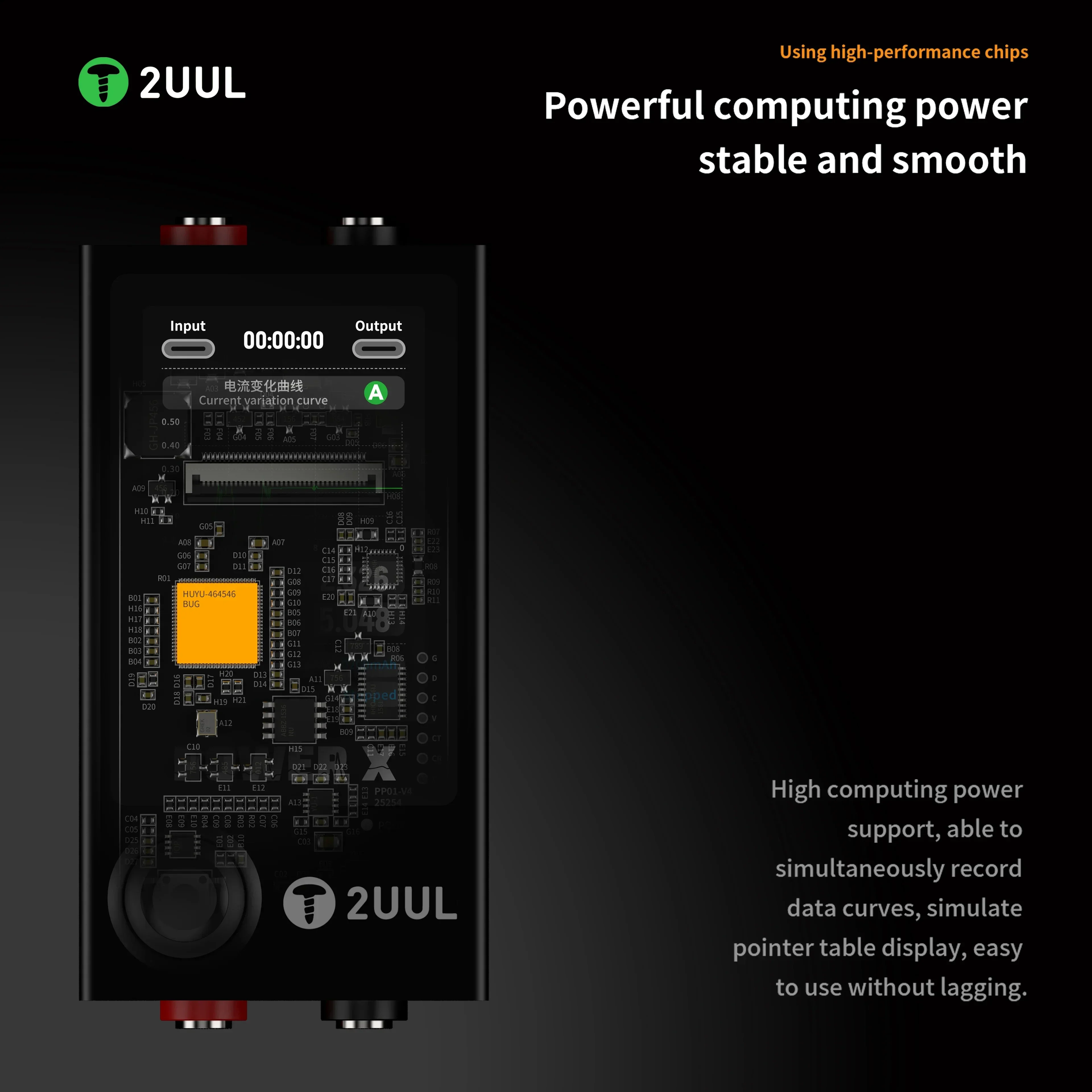 2uul PW11 Power X с высоким обновлением, полноцветный экран, детектор печатных плат, работа в один клик для тестера цепей мобильного телефона, инструменты (art.: 3920ce3395fe5) - 3920ce3395fe5