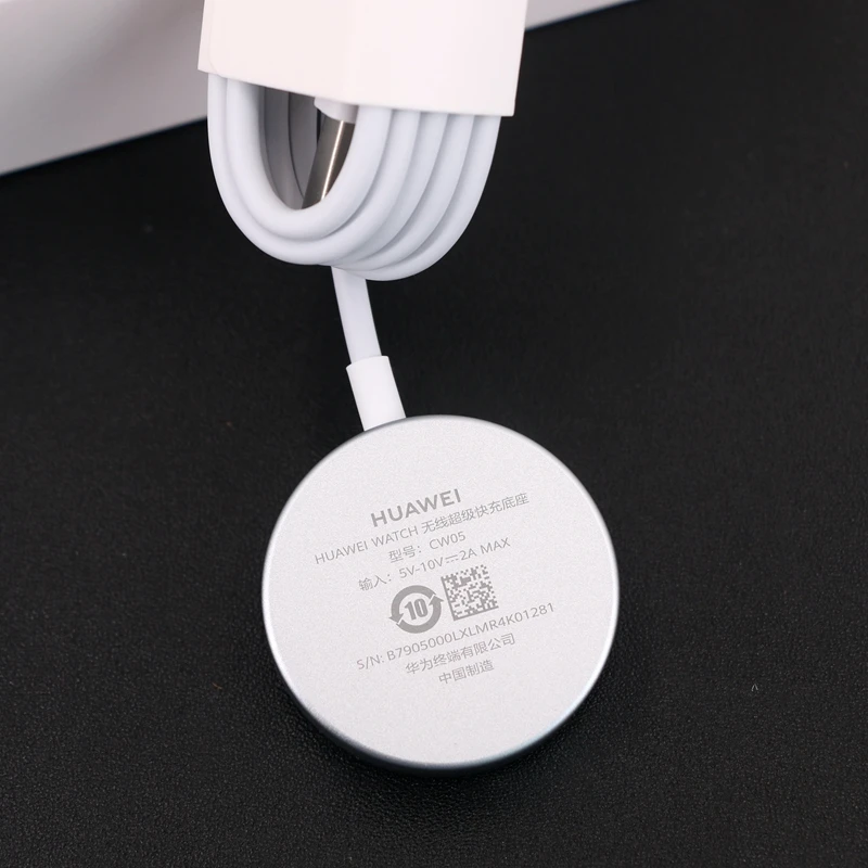 Оригинальное новое беспроводное зарядное устройство Huawei Supercharge для Huawei FIT4 PRO GT5 PRO Watch 5, зарядная док-станция для D2, зарядное устройство CW05 7,5 Вт, макс. (art.: 3920d0e4873f5) - 3920d0e4873f5