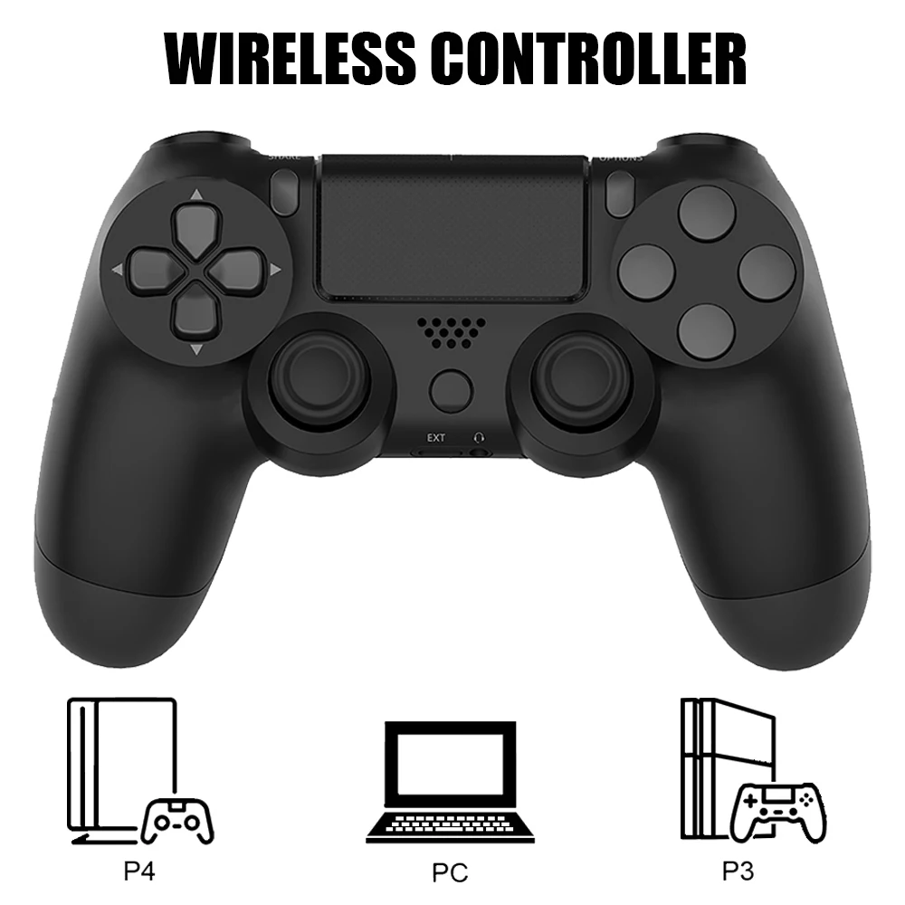 Геймпад для PS4 Slim Pro, беспроводной Bluetooth-джойстик с двойной вибрацией для PlayStation 5, геймпад для ПК/IOS/Android