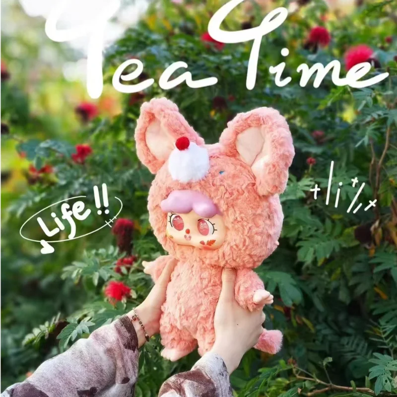 Фото Подлинная 400% детская кукла Three Migo Give You Rself A Hug Limited, виниловая плюшевая слепая коробка, мультяшная кавайная кукла с животными, загадочный подарок №3