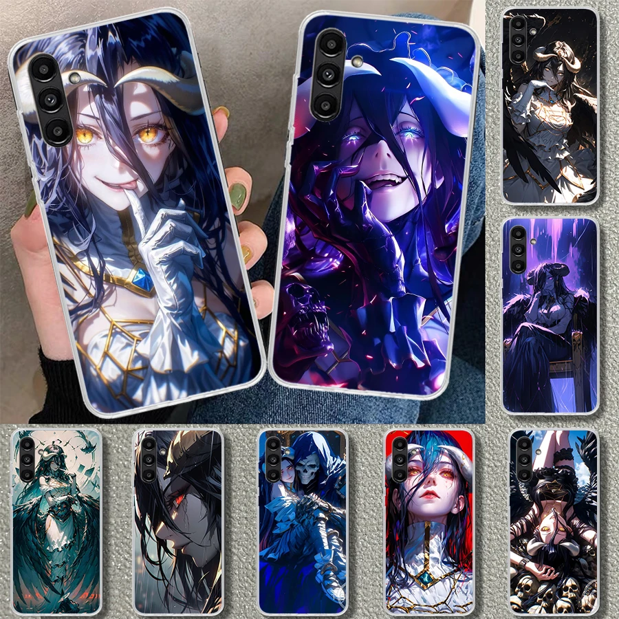 Чехол для телефона Albedo Overlord Anime для Samsung Galaxy A16 A26 A36 A56 A15 A25 A35 A55 A14 A24 A34 A54 A13 A23 A33 A53 A05S A