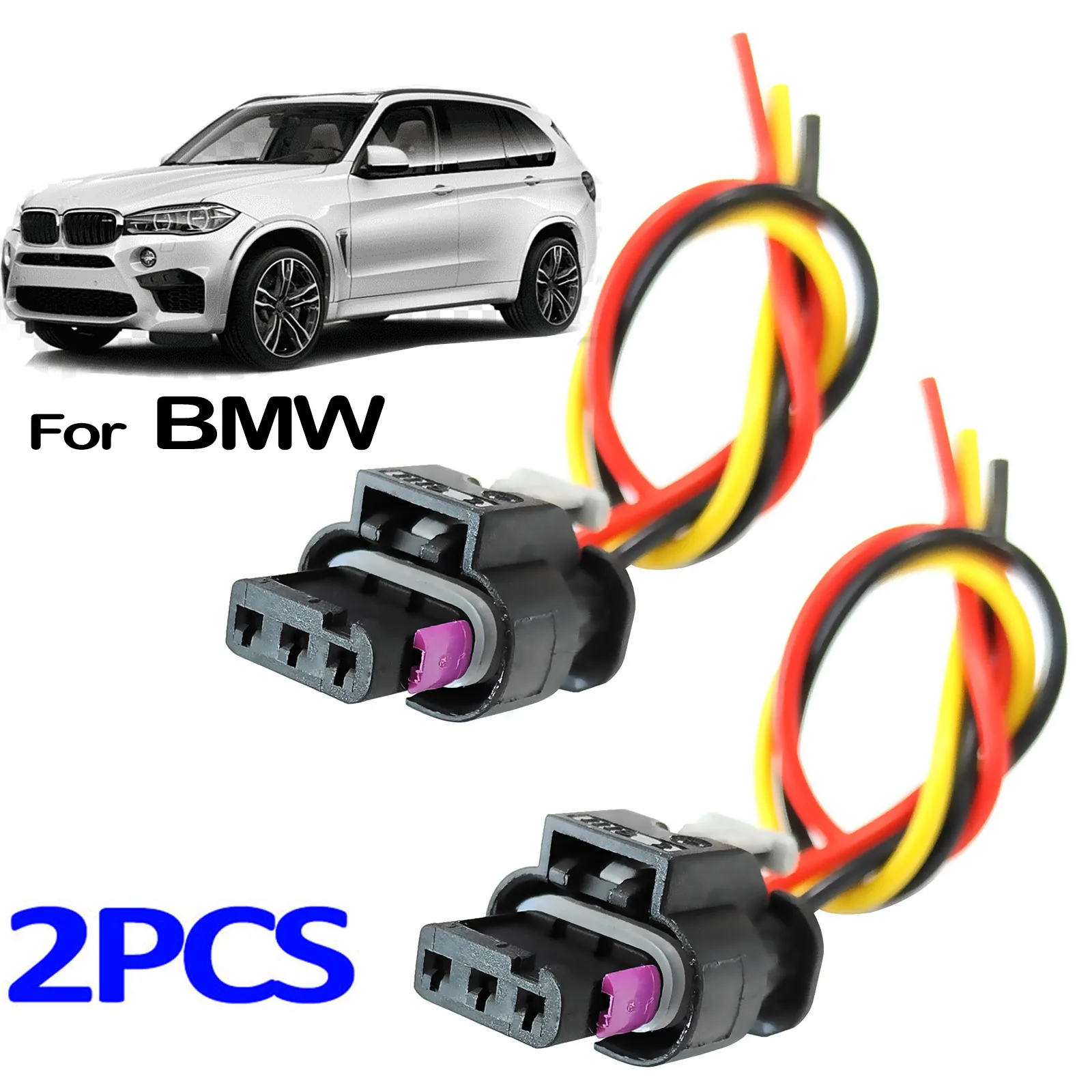 2x для BMW 1 2 3 E90 F30 4 5 F10 G30 7 серии X1 X3 G01 X5 G05 X7 X6 3-контактный разъем провода датчика парковки 4H 0973703