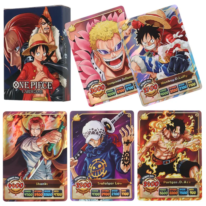 Голографические карты SSR Для коллекции Luffy Shanks, 50 шт.