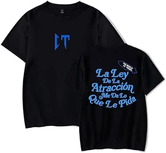 Футболка Corridos Tumbados Merch, Natael Cano Футболка с круглым вырезом и коротким рукавом Casual for Me