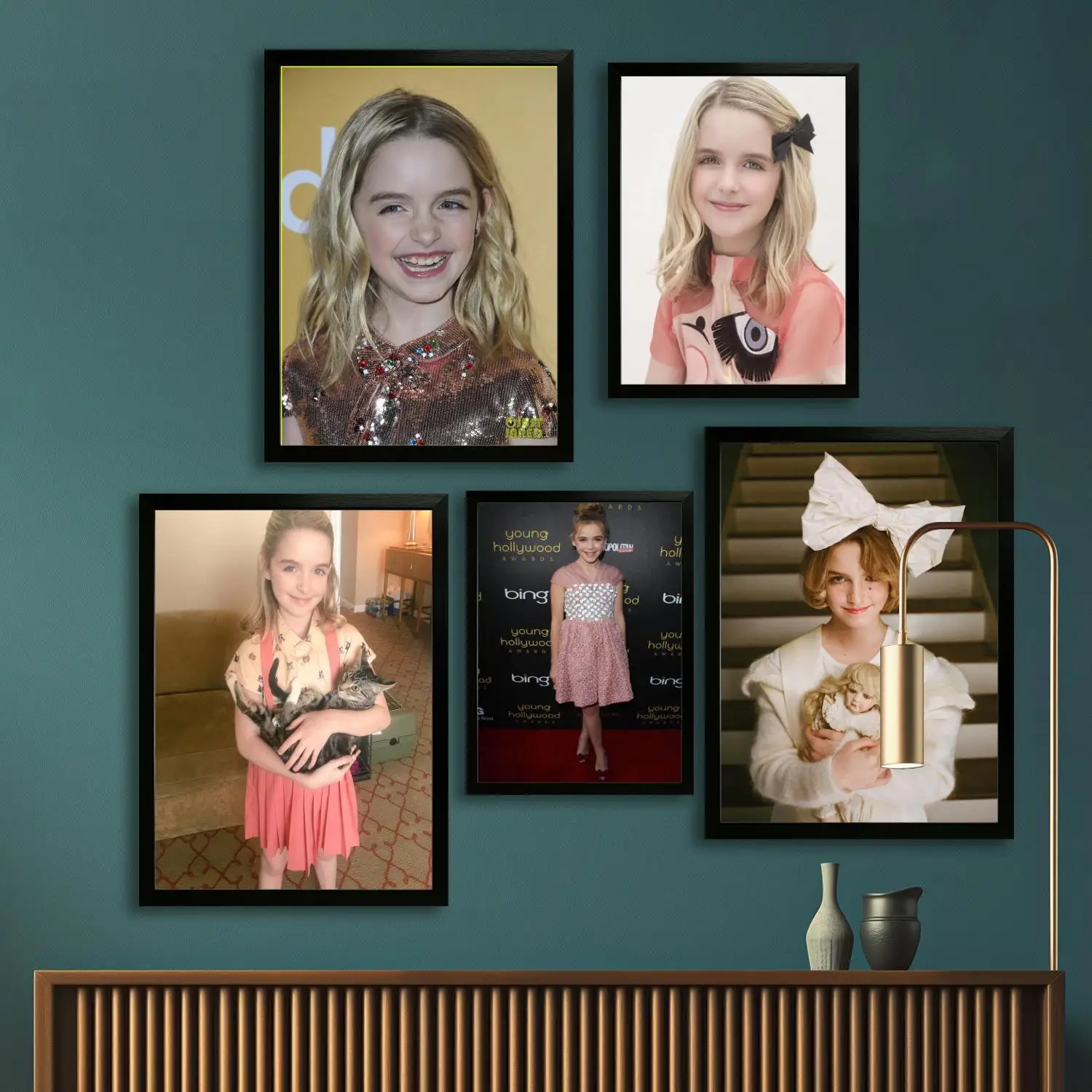 Mckenna Grace Canvas Art Poster и настенное искусство, картина с принтом, современная семья, декор для спальни, постеры, декоративная живопись