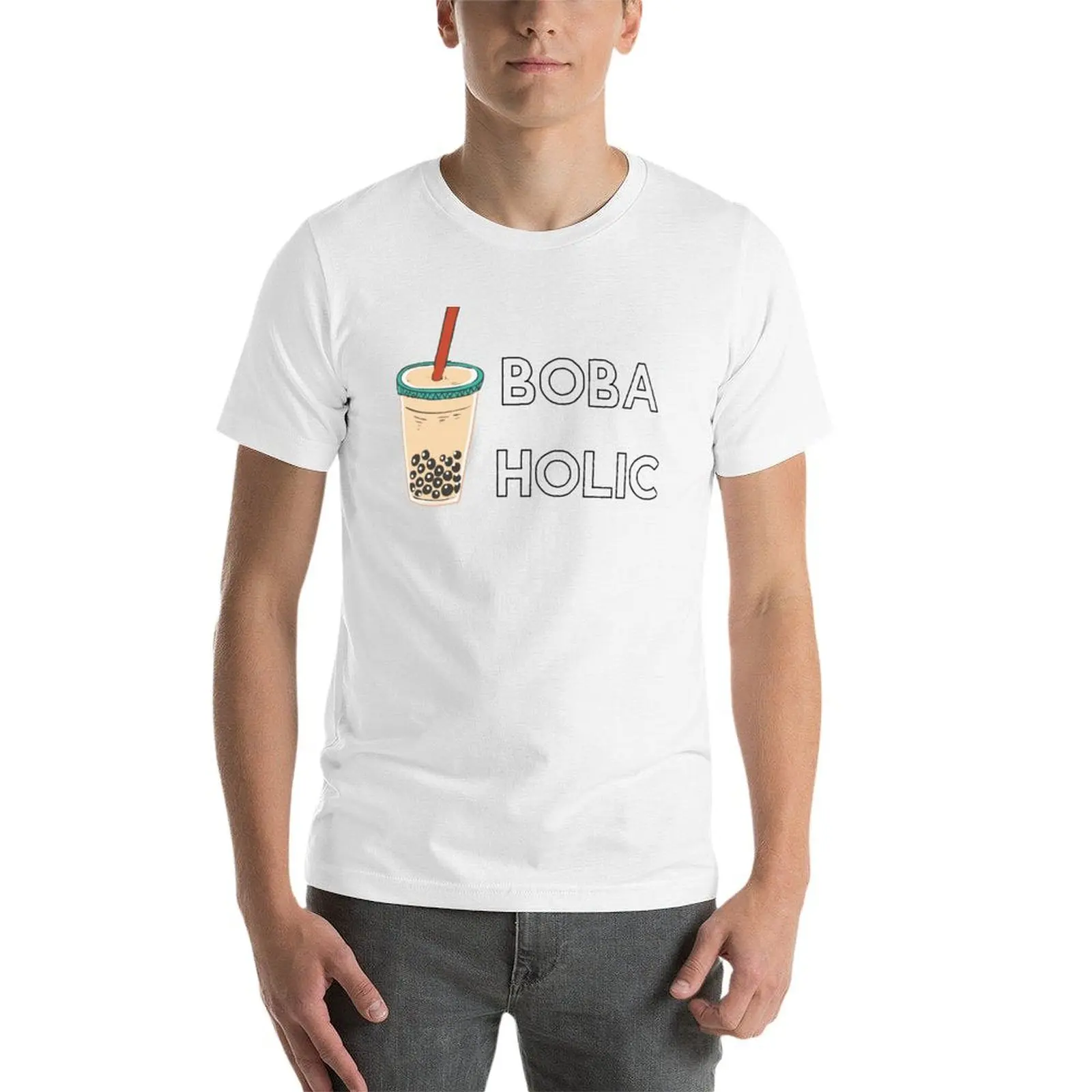 Фото Футболка BOBA-HOLIC, футболка с аниме-принтом на заказ, футболка большого размера №4