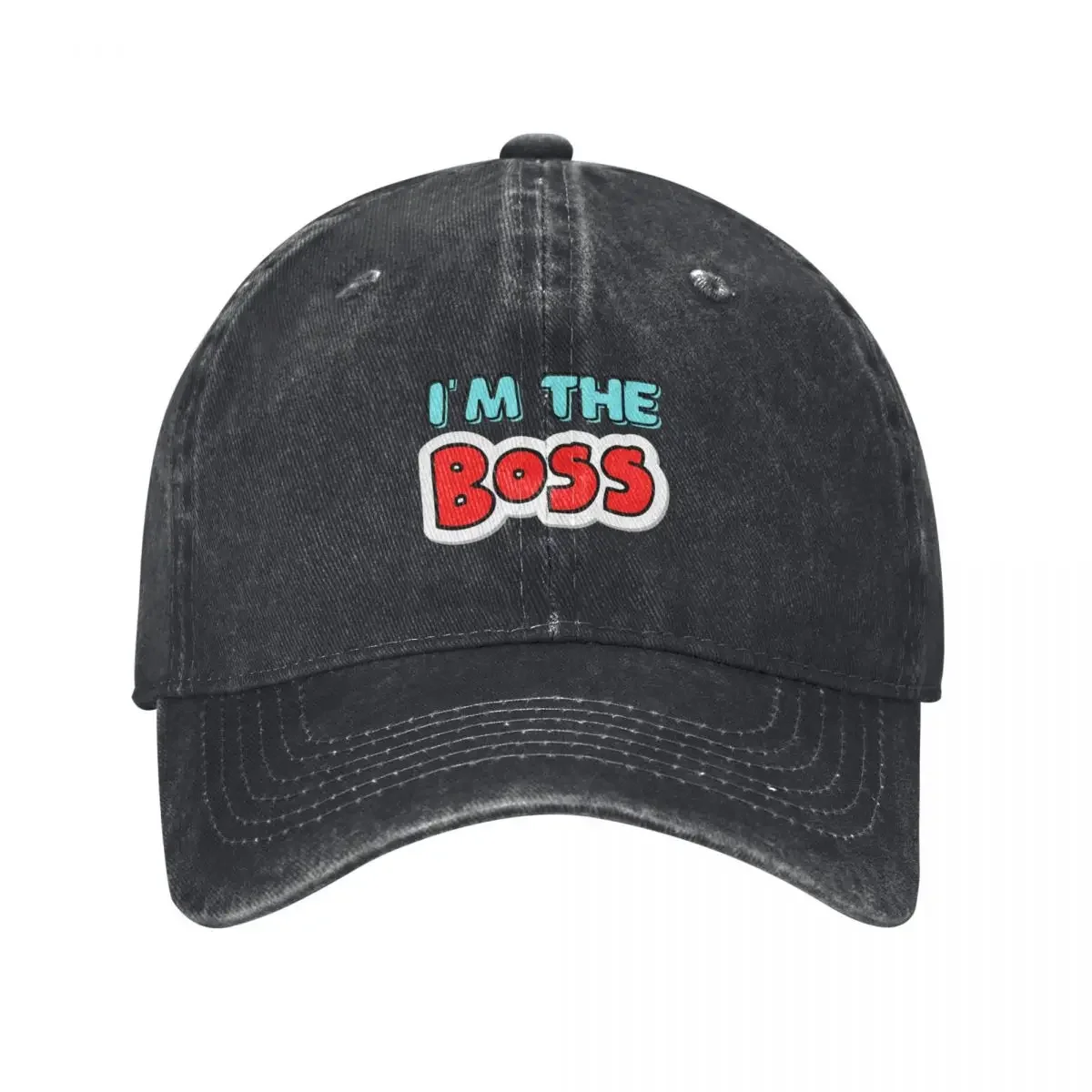 Бейсбольная кепка I'M The Boss с козырьком, новая мужская и женская шапка