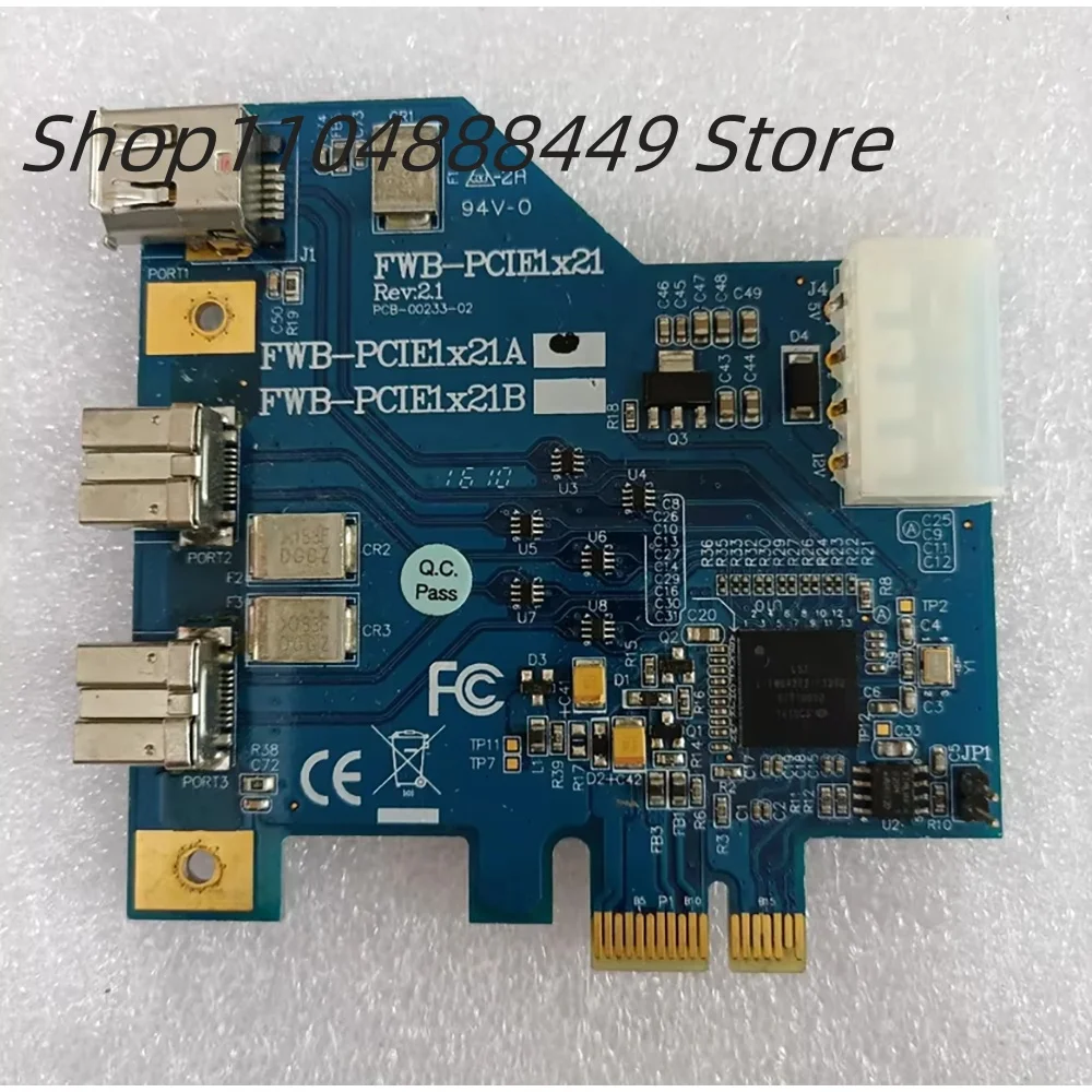 FWB-PCIE1X21A LSI FW643 1394B Карта сбора данных