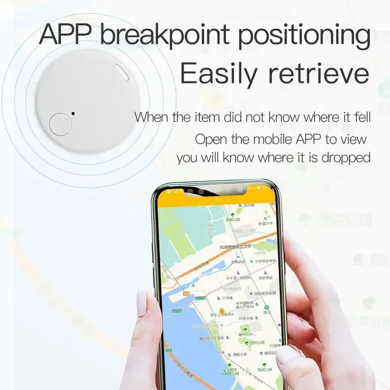 Мини GPS трекер анти-потерянное устройство Bluetooth 5.0 для домашних животных детская сумка кошелек отслеживание IOS Android умный локатор новый (art.: 3920d124b4909) - 3920d124b4909