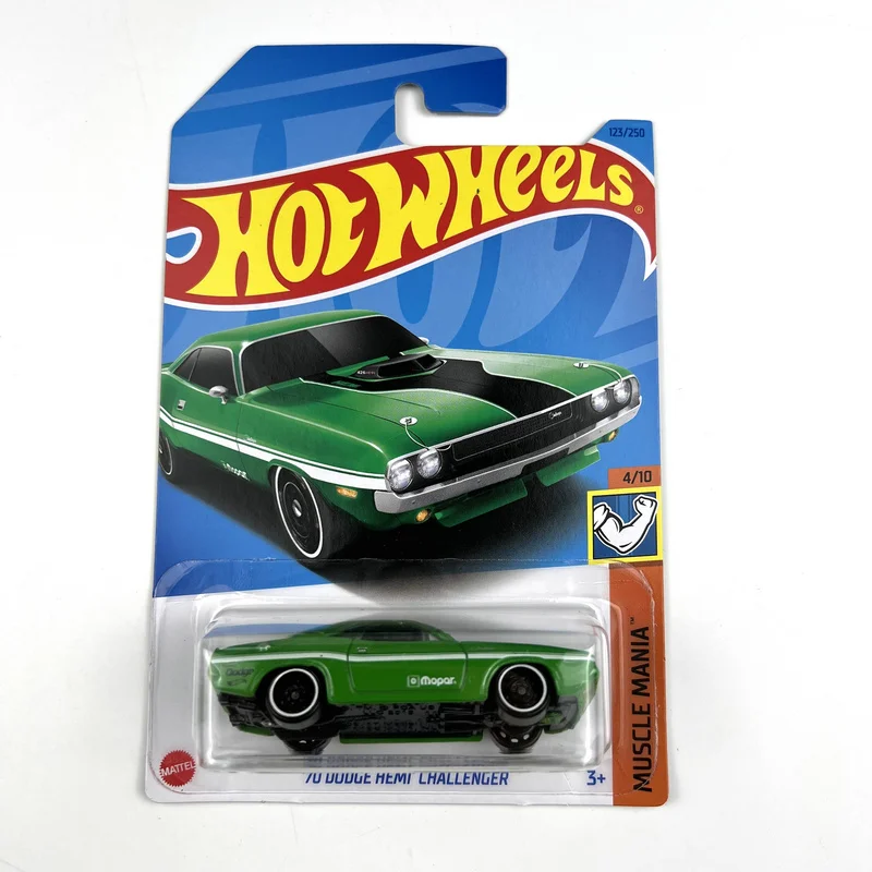 Hot Wheels 2023 1/64 70 DODGE HEMI CHALLENGER Металлическая литая модель Коллекция игрушечных транспортных средств