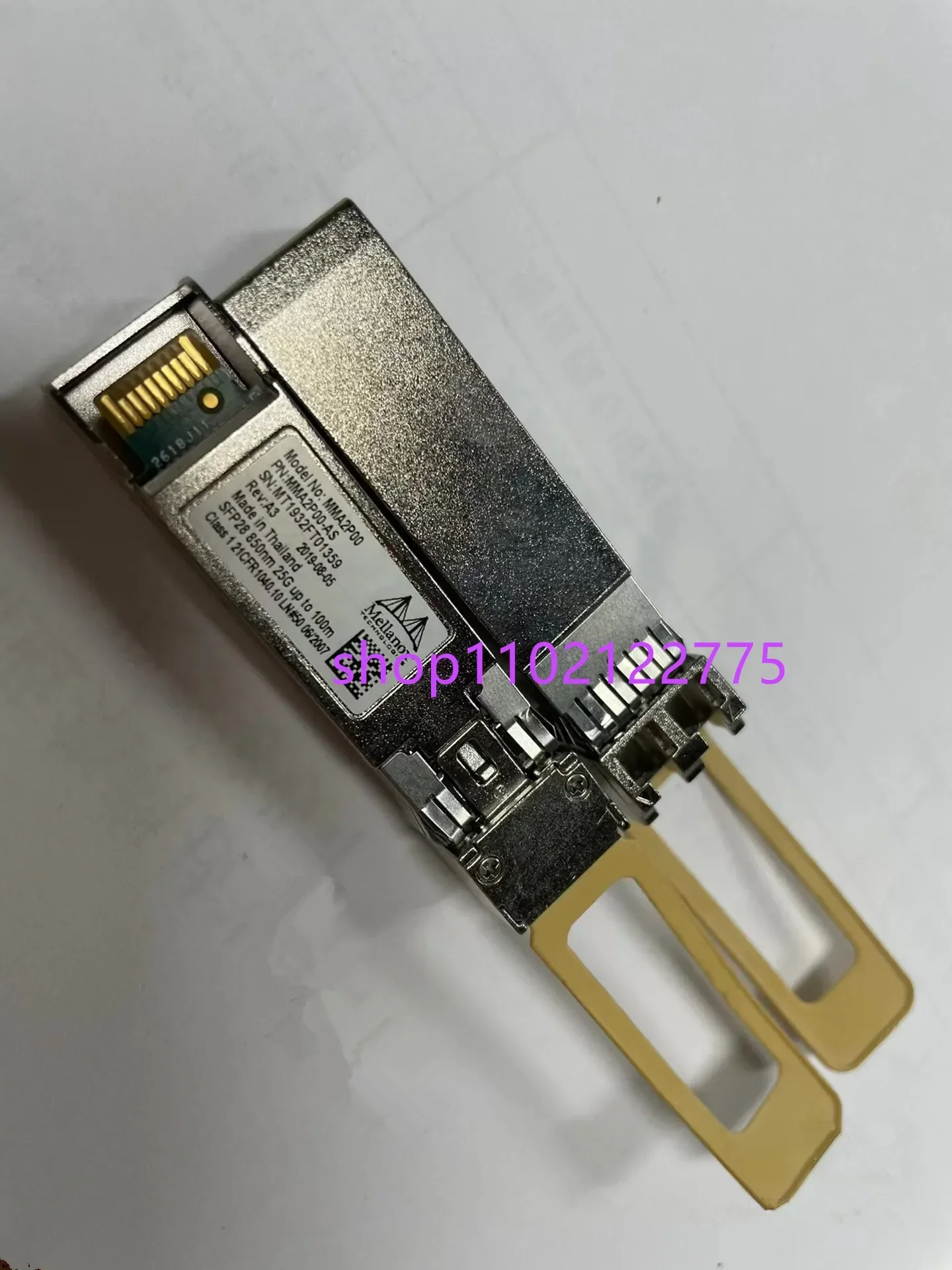 Оптоволоконный трансивер Mellanox 25G Sfp/MMA2P00/MMA2P00-AS/SFP28 850NM 25G до 100 м/MCX4121A-ACUT