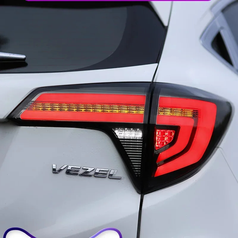 Автомобильный светодиодный задний фонарь 12 В для Honda HR-V HRV 2014-2019 2020 2021 Vezel Задний ходовой фонарь Тормозной сигнал поворота Автомобильные аксессуары