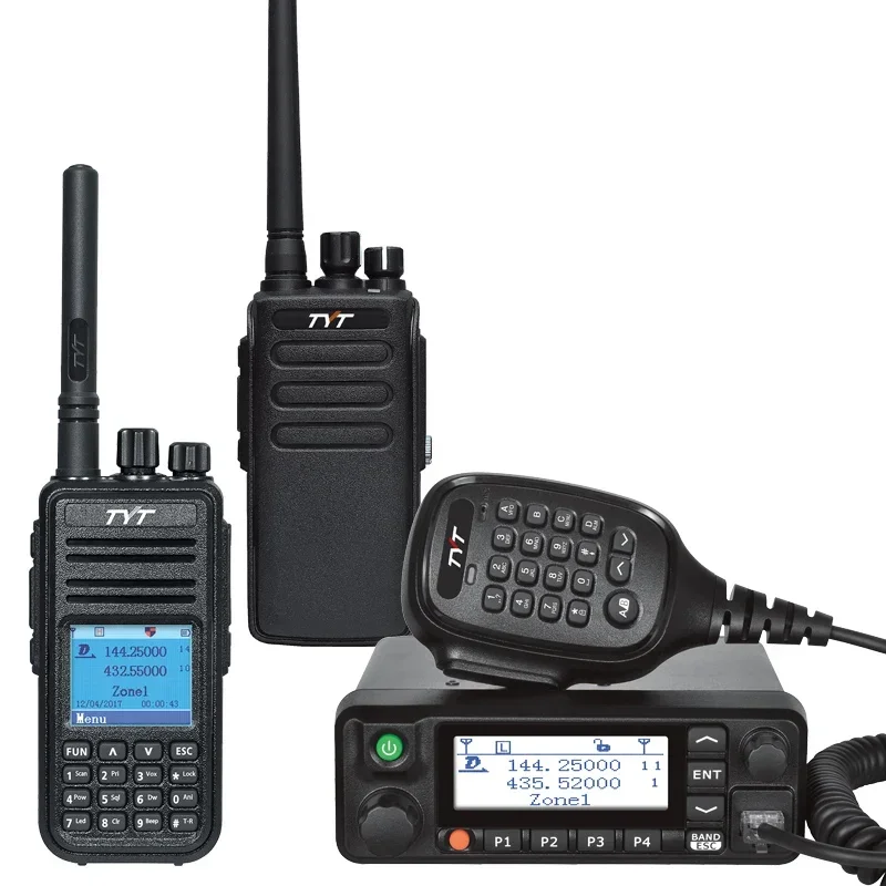 2025Горячая продажа DMR цифровое автомобильное радио TYT MD-9600 50 Вт VHF UHF высокая мощность выхода автомобильное мобильное радио морское