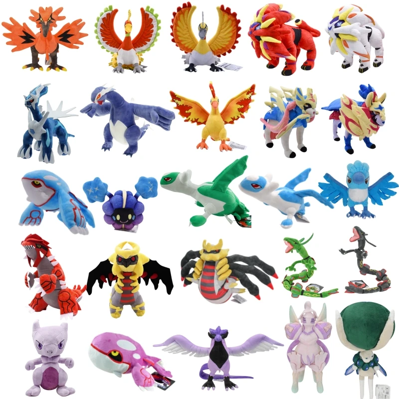 Легендарный плюшевый Покемон, диамондмон, солнце, Бог, Гирина, Mewtwo, палкиа, лунный Бог, плюшевые игрушки рождественские подарки, куклы