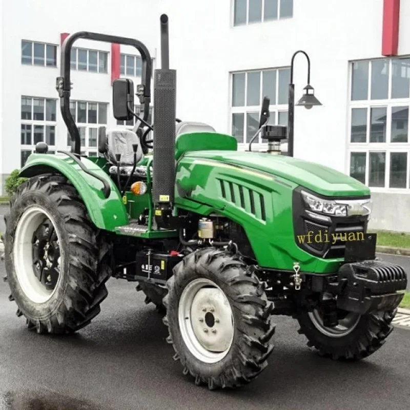 Дешевые тракторы с солнцезащитным козырьком 4x4 70 л.с., сельскохозяйственные тракторные тракторы с дизельным двигателем для сельского хозяйства