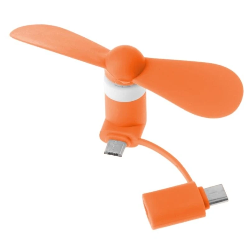 Фото P9FA Portable 2 в 1 Cooler Type-C Руночный вентилятор Mini USB вентиляторы USB вентиляторы USB №4