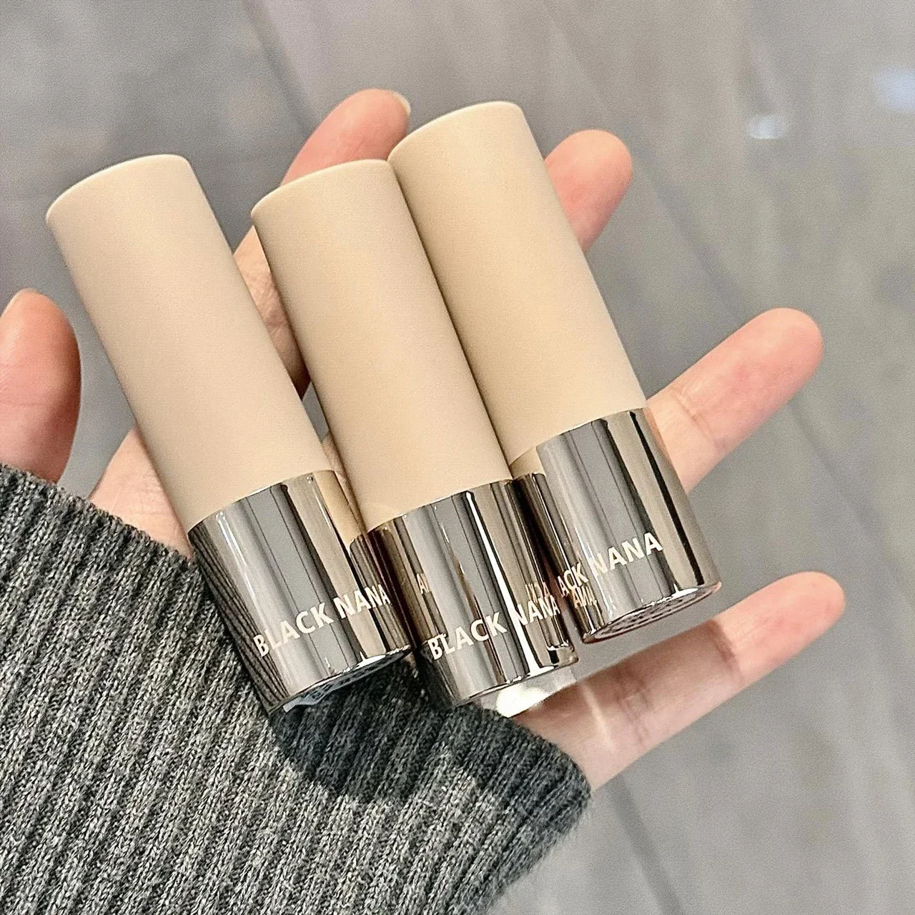 6-цветная помада-карандаш Milky Tea Фиолетовый оттенок для губ Бархатная темно-красная помада-ручка с антипригарным покрытием Мягкая смешиваемая текстура Матовая мягкая помада (art.: 3920cc2129f60) - 3920cc2129f60