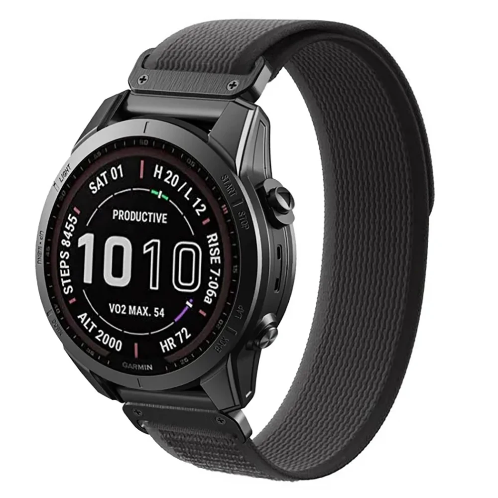Фото 26 нейлоновый ремешок Quickfit 22 мм для Garmin Fenix 7 7X Pro 6X 5X/Epix Pro Gen2 51 мм 47 мм forerunner 955 965 №2