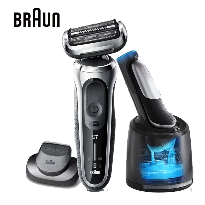 Электробритва Braun Series7 Pro G7000cc аккумуляторная для мужчин, электробритва из фольги с 3 режимами бритья, беспроводная