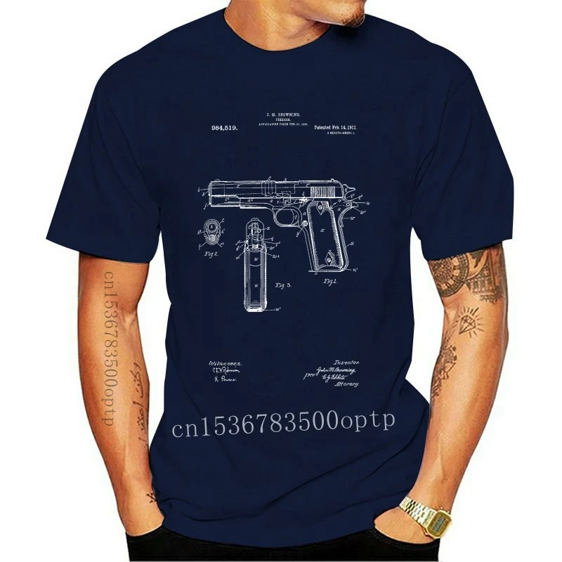 Новинка, патентованная рубашка Colt 1911, подарок Colt 45 WW2 Sidearm правоохранительные военные