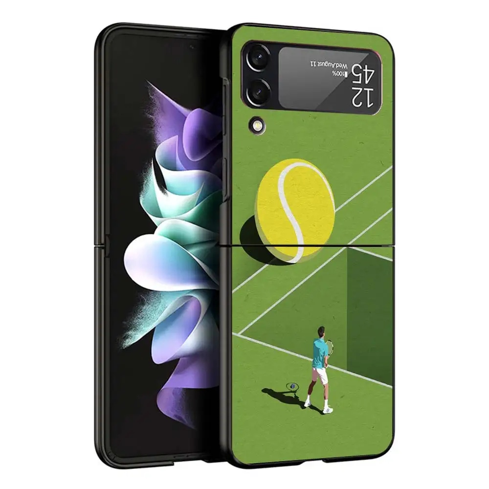 Фото Теннисный спортивный чехол для телефона Samsung Galaxy Z Flip7 Flip6 5G Flip5 Flip4 Flip3 ZFlip 7 6 3 4 5 Противоударная задняя крышка Galaxy Z Fli №4