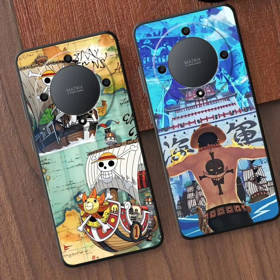 Мягкий чехол Anime One Piece для Honor 70 X9b 8X X5b Magic5 Lite X6 X7c X6a X8c X8a 90 Pro X9a X7b X7 X9c X8 X8b