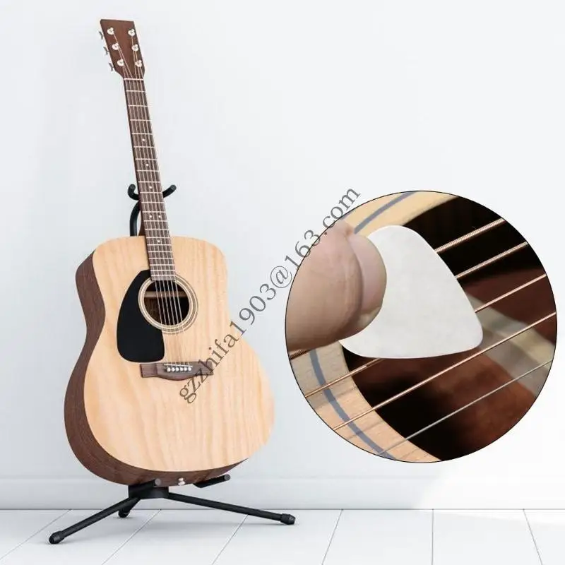 Фото 20pcs Metal Guitar Pick Plectrums Bright Sounds Sound №5