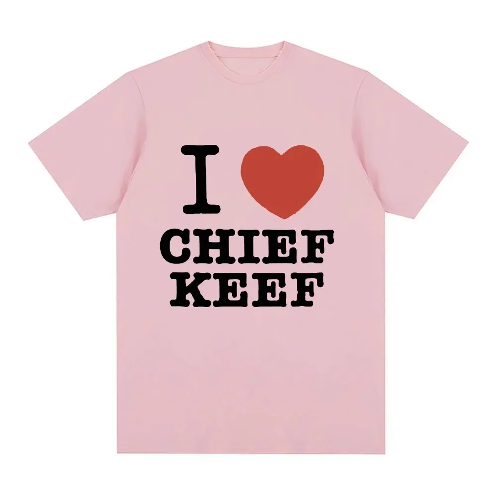 2025 новая модель I Love Chief Keef футболка мужская модная повседневная футболка с коротким рукавом винтажные готические хлопковые футболки хип-хоп Street (art.: 3920d1b92a1e7) - 3920d1b92a1e7